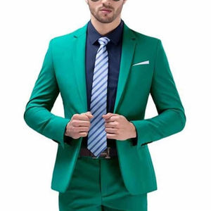Chaqueta ajustada con botones de estilo informal de negocios para hombre, Chaqueta de vestir para hombre, chaqueta de diseñador para hombre - Product Image 5