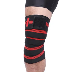 Disesuaikan kualitas tinggi pendukung lutut brace lengan melindungi lutut penjepit bungkus