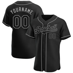 Maillots de baseball en polyester 100% de qualité supérieure à manches courtes personnalisés pour les équipes de baseball de softball Design respirant de haute qualité - Product Image 4