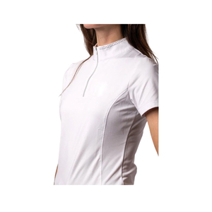 Camisa de equitación Capa base Polo ecuestre Mujeres Niños En Camisa de equitación de tela técnica de secado rápido de la India - Product Image 2