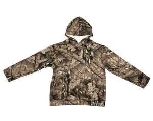 เสื้อฮู้ดลายพรางมีฮู้ดลายพรางมีซิปลายพรางต้นไม้จริงพิมพ์ดิจิตอล - Product Image 3