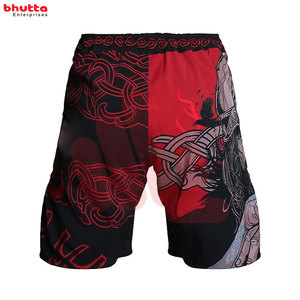 Pantalones Cortos de MMA BHUTTA ENTERPRISES 2024 de Primera Calidad, Hechos a Medida, Sublimados, para Kick Boxing y Artes Marciales, Spandex/Poliéster - Product Image 2