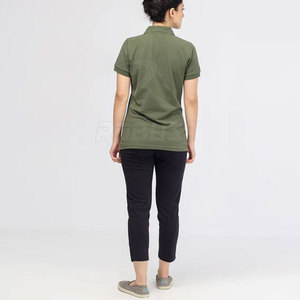 Camiseta de golf de alta calidad para mujer, logotipo personalizado, punto transpirable para Polo para deportes, ropa informal, venta al por mayor, diseño personalizado - Product Image 6