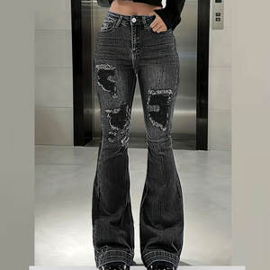 High Quality Premium Design Women <b>Flare</b> Pants Factory Hot Sale <b>Low</b> Price Heavy Duty Breathable Quick Dry Women <b>Flare</b> Pants - Product Image 5