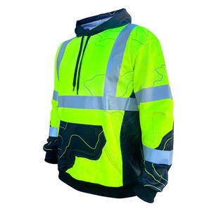 Sweats à capuche haute visibilité pour hommes de haute qualité à manches longues nouvelle mode légère anti-rides confortable sweats à capuche haute visibilité pour hommes avec des taux bon marché - Product Image 3