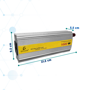 Inverter Monofase da 1000W a Onda Sinusoidale Modificata per Dispositivi Elettronici, Uso Domestico e Automobilistico, Ingresso 5V 500W - Product Image 2