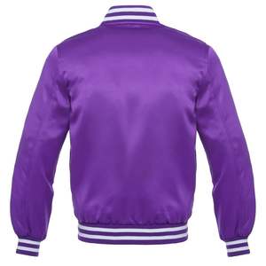 OEM personalizado invierno satén chenille bordado lettermen vintage Varsity chaqueta para los hombres Universidad Letterman chaqueta de Bombardero - Product Image 2