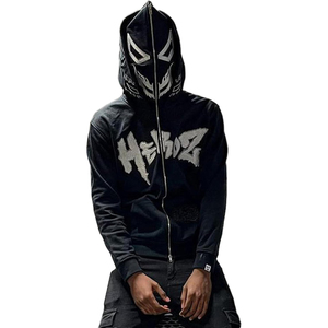 Sudadera con capucha de alta calidad para hombre, hecha de algodón, sudaderas con cremallera de manga larga para hombre, sudaderas con capucha cálidas de invierno para adultos, sudaderas con cremallera para hombre - Product Image 1