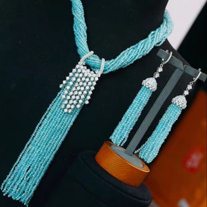 สร้อยคอหรูหราละเอียดอ่อนเครื่องประดับแฟชั่น925เงินสเตอร์ลิง - Product Image 1