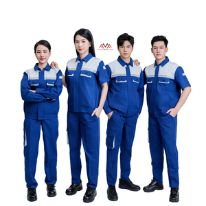 Vêtements de travail pour ouvrier du bâtiment, vêtements de travail pour le secteur pétrolier et gazier, uniforme de travail, design grande taille, bleu noir - Product Image 4