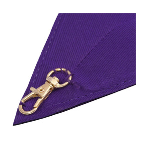 Masonic Regalia Grand Master Blue Lodge Collar de cadena Cadena chapada en oro Terciopelo púrpura - Product Image 4