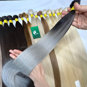 Top Qualité Cuticules Alignés Naturel Brésilien Cheveux Extension En Gros Cru Indien Cheveux En Vrac Non Transformés - Product Image 1