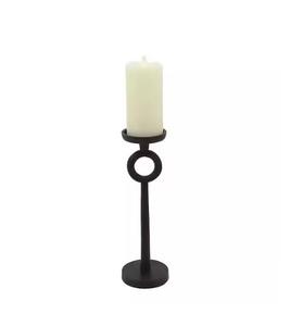 Modern Design High Quality Decorative <b>Metal</b> Matte <b>Black</b> Powder Coated <b>Candle</b> <b>Holder</b> Wedding & Home Decoration Hot Arrival - Product Image 1