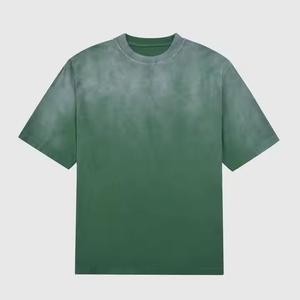 Acid Wash Oversized T Shirt 100% Cotton Vintage Washed Tee Blank Streetwear O Neck Short Sleeve for Men Acid Washed Shirts - Product Image 2