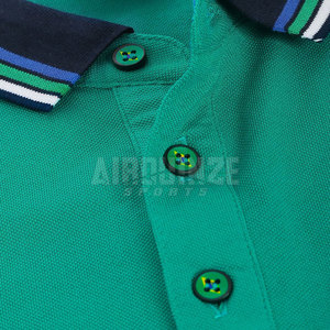 เสื้อโปโลสีพื้นระบายอากาศสำหรับผู้ชายเสื้อโปโลสีพื้นแบบลำลองออกแบบได้ตามต้องการ - Product Image 4
