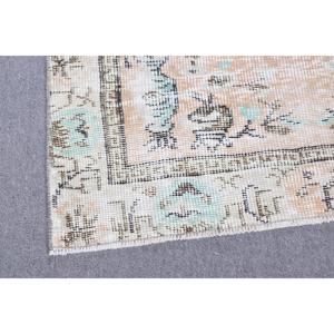 Vintage Turkish Rug, 3.3x6.1 ft Rug, <b>Brown</b> Oriental <b>Wool</b> Rug - Product Image 4