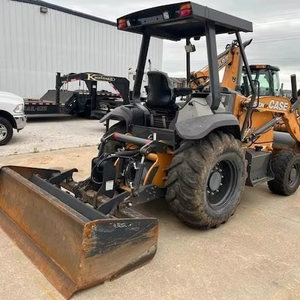 2017 utilisé pour CASE 570N EP Skid Steer Loader 4x4 Mini chargeur sur pneus avant fixation de godet Huade cylindre hydraulique PLC inclus - Product Image 1