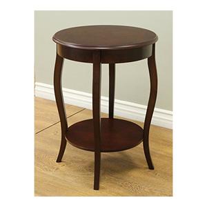 Table d'appoint en bois raffinée idéale pour les chambres ou les entrées avec un vernis de haute qualité et un cadre géométrique minimaliste - Product Image 1