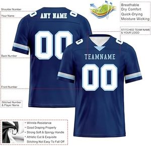 Camiseta de fútbol personalizada de alta calidad, uniforme de equipo personalizado con logotipo de número de nombre para Club, evento escolar, suministro OEM - Product Image 2