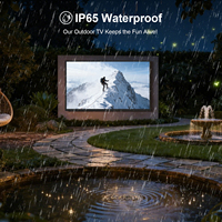 Televisor Inteligente para Exteriores de 75 Pulgadas, 55'65', 4K UHD, 2500 Nits, Pantalla LCD Resistente al Agua y Legible bajo la Luz Solar, con Control Remoto con Asistente de Voz para Centros Comerciales