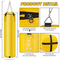 Sac de frappe haute performance pour l'entraînement de boxe et d'arts martiaux, conception robuste pour le conditionnement physique et l'exercice quotidien