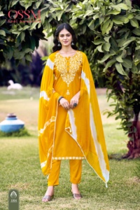 Nueva Tendencia Maruti Fashion, Vestido de Rayón con Estampado Digital y Bordado, Elegante, para Mujer, Estilo Indio-Pakistaní, para Bodas y Fiestas, Prendas Confeccionadas para la Temporada - Product Image 5