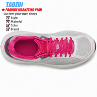 Chaussures de course respirantes pour hommes avec logo personnalisé d'usine OEM, faible MOQ, chaussures de sport décontractées pour hommes, vente en gros