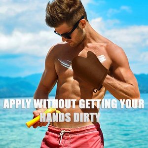 Gant applicateur de bronzage auto-bronzant ultra doux personnalisable, nouvelle arrivée, avec pouce, gant de bronzage corporel, gant auto-bronzant - Product Image 2