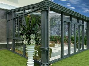 Les ventes directes d'usine Nuoxin peuvent être personnalisées Salle de soleil préfabriquée <span class=keywords><strong>en</strong></span> alliage d'aluminium de haute qualité adaptée à toutes les saisons - Product Image 2