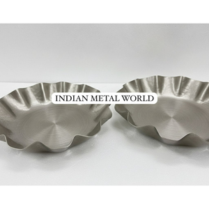 Bol à chocolat en métal créatif en gros, bol à dessert à volants, pour un usage domestique et hôtelier, par Indian Metal World - Product Image 6