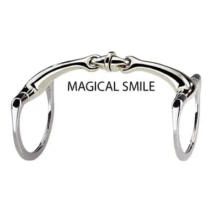 Horse Bit German Silver Ultra Snaffle Egg Butt Bit