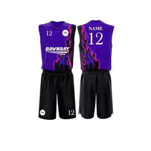 Custom Sublimated <b>Basketball</b> Jersey Set Quick Dry Breathable Polyester Jersey And <b>Shorts</b> Team Sportswear For <b>Men</b> Women Youth - Product Image 4