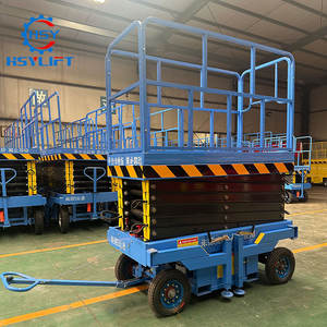 Plateforme élévatrice électrique 500 kg 4-18 m à prix réduit, tracteur manuel mobile, élévateur à ciseaux remorquable - Product Image 4