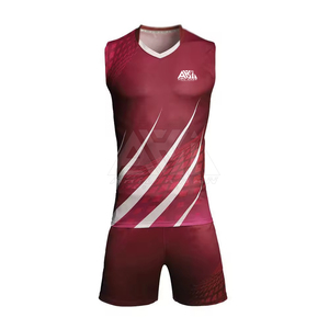 Uniforme de Voleibol Fabricado en Pakistán, 100% Poliéster, Conjuntos Personalizados para Adultos - Product Image 2