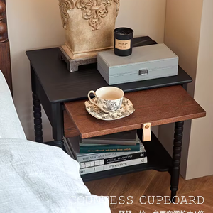 Small Space Nightstand <b>Compact</b> <b>Bedside</b> <b>Table</b> for Apartment - Product Image 2