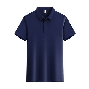 T-shirt sec en coton et polyester avec logo personnalisé pour polos T-shirt en tissu de jersey imprimé pour hommes Ventes entières Expédition DDP - Product Image 4