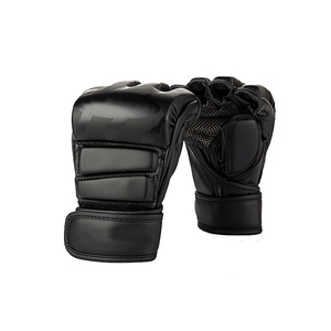 Gants de grappling MMA personnalisés OEM d'usine, gants professionnels UFC, demi-doigts, arts martiaux mixtes, entraînement, compétition - Product Image 4