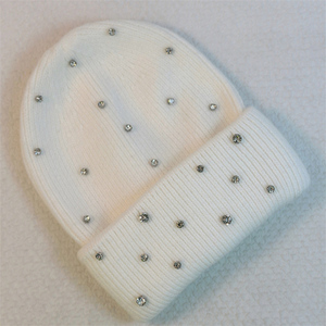 Personalised Casual Plain High Quality Wool and Cashmere Knitted Warm Winter Men <b>Women</b> Sports Beanie <b>Hats</b> - Product Image 3