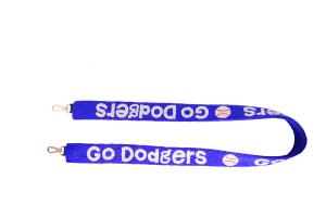 Ceintures de perles légères et durables faites à la main en bleu et blanc Festive Gameday Straps Taille personnalisée disponible Crossbody & Shoulder - Product Image 3