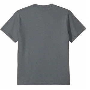 T-shirt en coton mercerisé de luxe avec finition soyeuse et ourlet fini propre pour un style décontracté exécutif élégant - Product Image 2