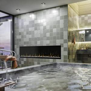 Nouvelle cheminée électrique linéaire intégrée de 60 "avec 8 thèmes de couleurs - Product Image 3