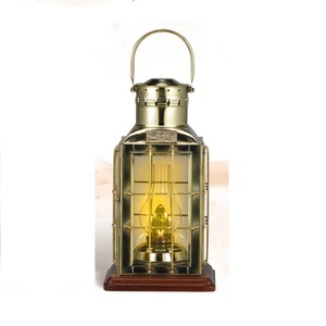 Farol marrón de latón para decoración del hogar, lámpara colgante de aceite, artesanía de latón antiguo - Product Image 4
