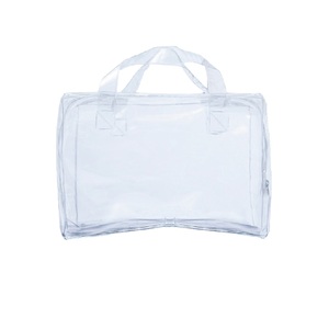 Best Seller Clear PVC Custom Wholesale Cosmetics Travel <b>Bag</b> <b>Transparent</b> <b>Makeup</b> <b>Bag</b> Zipper Closure Fashion Originating Vietnam - Product Image 1