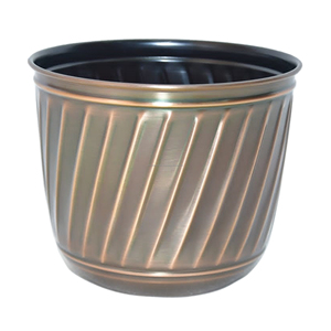 Wholesale Price Metal Standing <b>Planter</b> Brown Powder Coated Finish for Bedroom Dining Room Office Decor - Product Image 4