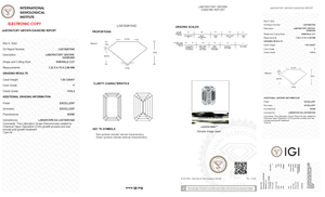 Venta caliente 1,00 quilates VVS2 grado Esmeralda piedra preciosa IGI Certificado en forma de piedras preciosas sueltas - Product Image 5