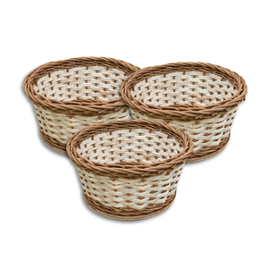 ตะกร้าหวายแบบชนบท: สัมผัสที่เรียบง่ายของความสง่างาม - Product Image 1