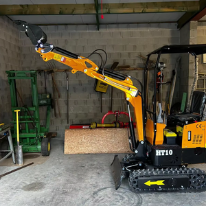 Mini-excavatrice HT10 pour travaux d'aménagement avec godet pour la construction, prix avantageux - Product Image 1