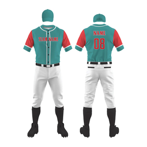 Uniformes de baseball personnalisés avec logo, design sublimé de haute qualité, service OEM, maillot respirant imprimé, vêtements de softball, maillots de sport - Product Image 1