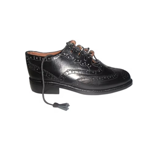Chaussures en cuir noir de qualité supérieure pour hommes, fabriquées avec des matériaux de haute qualité et une finition élégante, semelle robuste et confort optimal. - Product Image 6