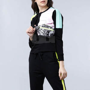 Sudaderas con forro de invierno de alta calidad para mujer, logotipo frontal personalizado, 100% algodón, informal a la moda - Product Image 5